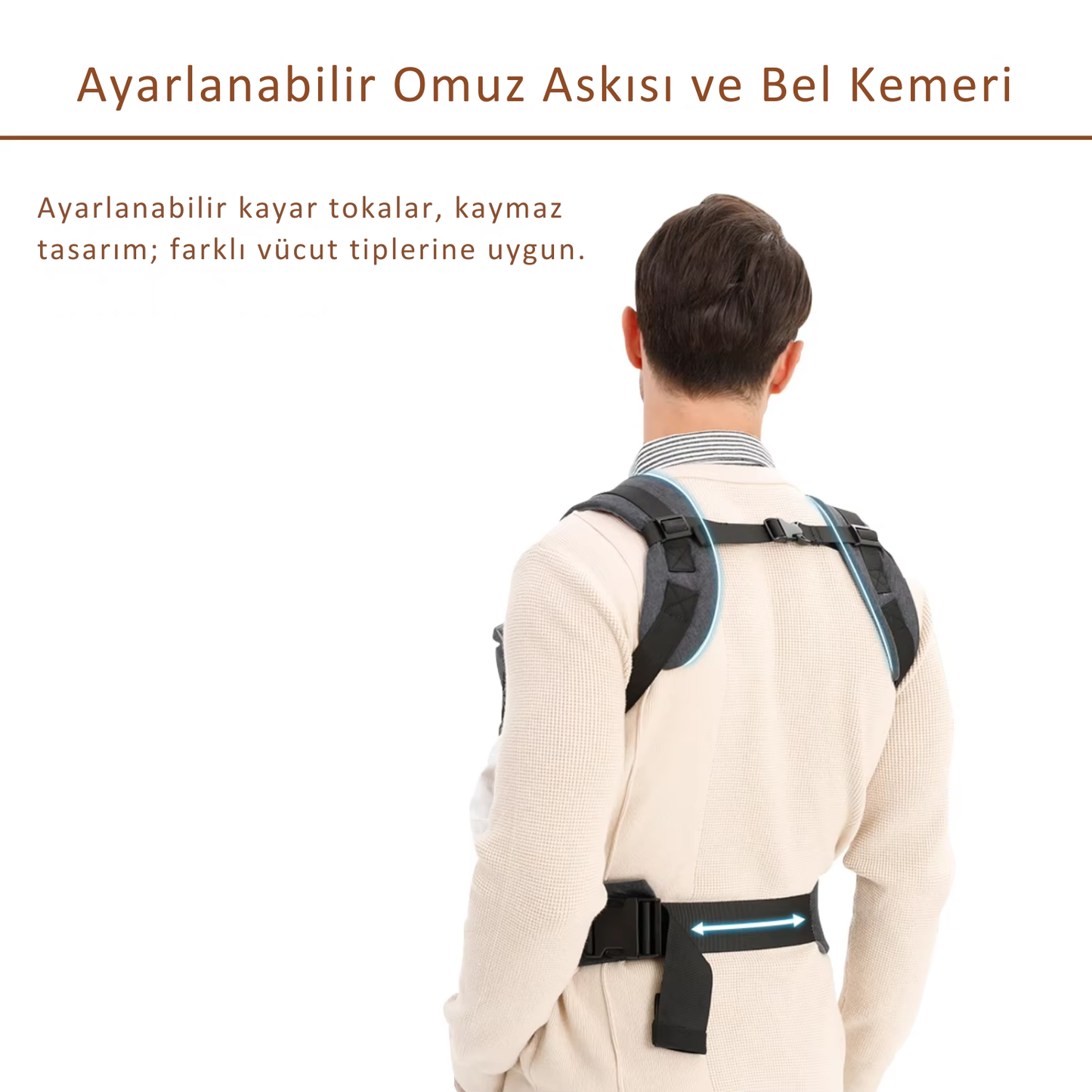 4'ü 1 Arada Ergonomik Bebek Taşıyıcı