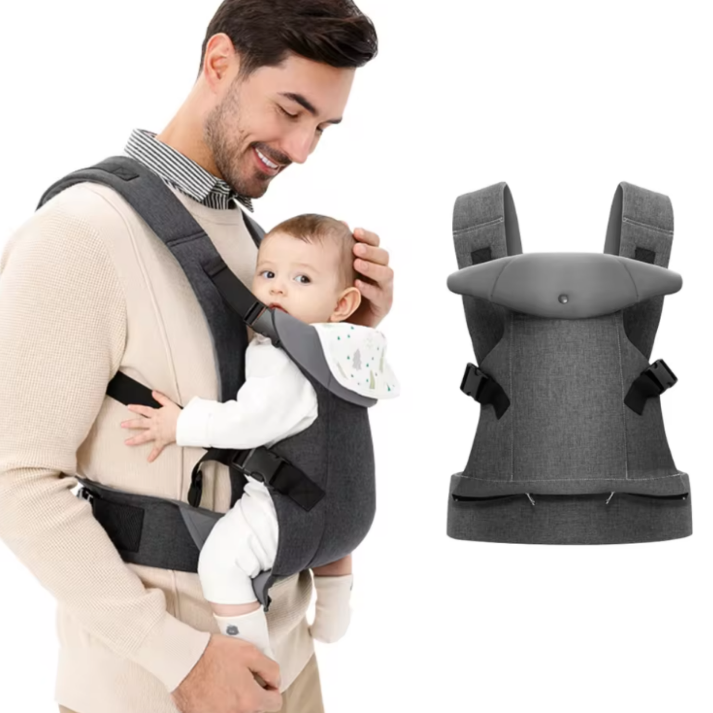 4'ü 1 Arada Ergonomik Bebek Taşıyıcı